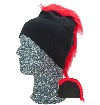 Frigg Beanie, Svart/Röd One size
