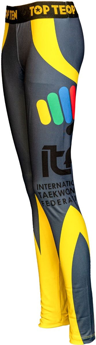 Topten Compression Tights ITF Yellow