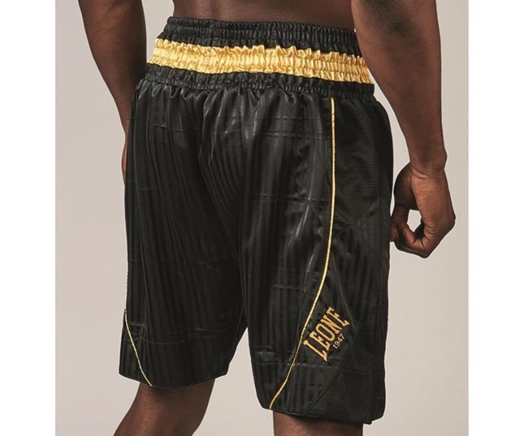Leone Premium Boxningsshorts Svart/Guld - 2