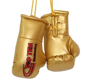 Mini boxhandskar Topten Kickboxing, Guld