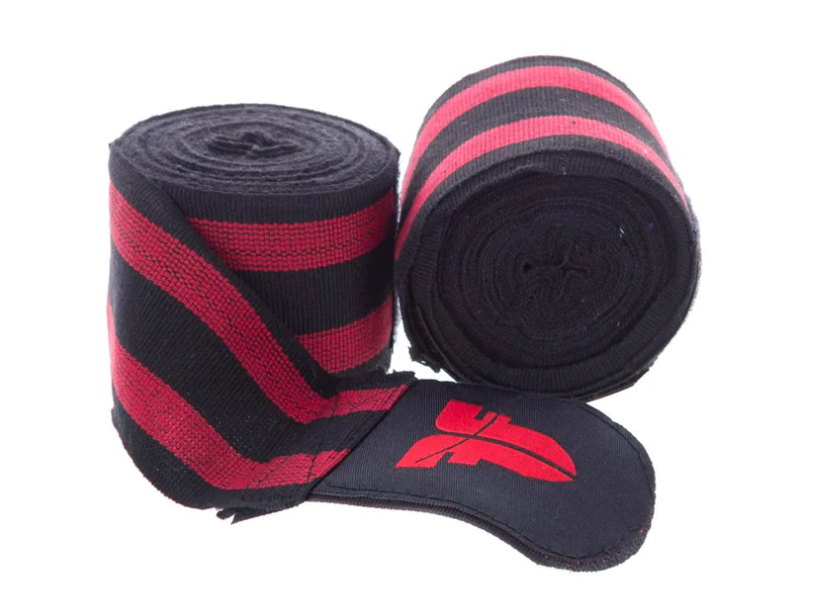 Topten Handwrap Elastic 3,5 m, Black/Red