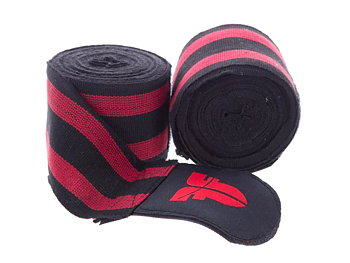 Fighgters Inc Handlinda Elastisk 3,5 m, Svart/Röd