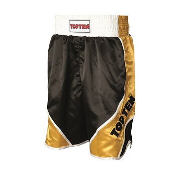 Topten shorts Shiny, Svart/Guld