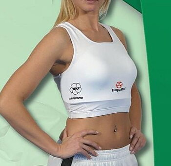 MaxiGuard Chestguard WKF, Complete White