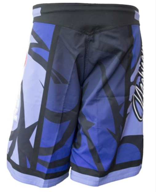 Topten MMA Board Shorts "Mohicans" Blå - 2