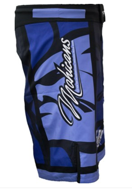 Topten MMA Board Shorts "Mohicans" Blå - 4