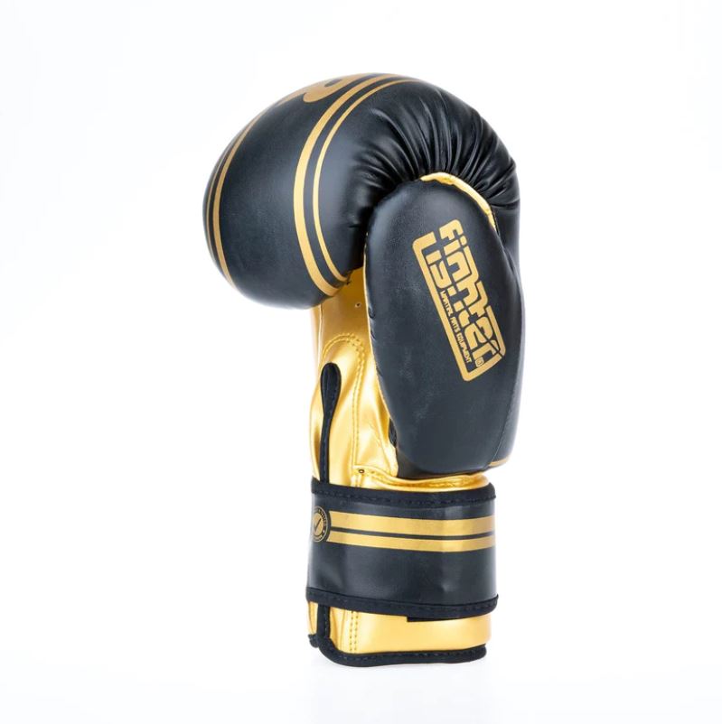 Fighters Inc Boxhandske INFERNO Svart/Gul 6-16 oz - 3