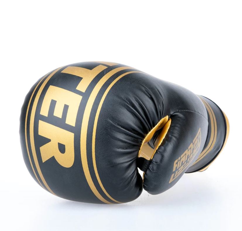 Fighters Inc Boxhandske INFERNO Svart/Gul 6-16 oz - 2