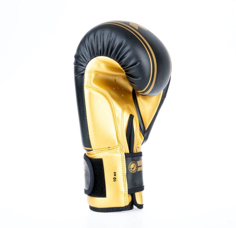 Fighters Inc Boxhandske INFERNO Svart/Gul 6-16 oz - 4