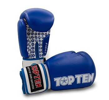 Topten Boxingglove Fight, Blue/White 10 oz
