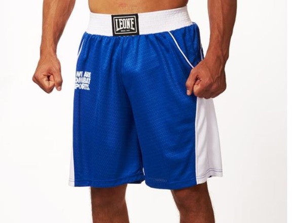 Leone Corner Boxingshorts Blue