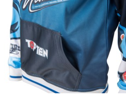 Topten Mohican Hood, Blue - 5
