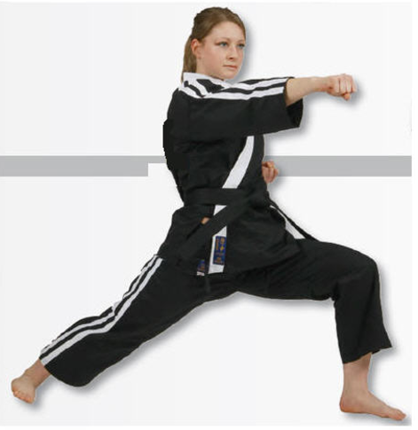 Hayashi Osaka Freestyle Karate GI, Black 170 cm