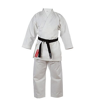 Blitz Silver Karate Suit,  White 14 oz