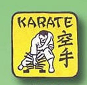 Broderat Märke Karate Rebreakable