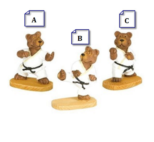 Mini Martial Arts Bears