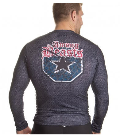 Topten "Among Beasts" Rashguard Långärm, Large  - 2