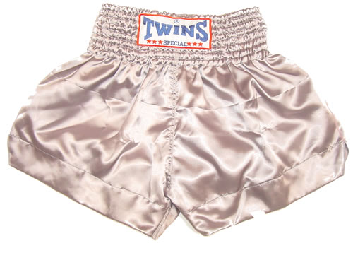 Twins Thaishorts Enfärgad, Silver