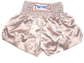 Twins Thaishorts Enfärgad, Silver