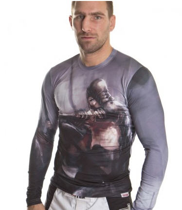 Topten "Warrior" Rashguard Långärm, Medium