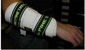 Pinetree KTA Forearmguard Terry, White