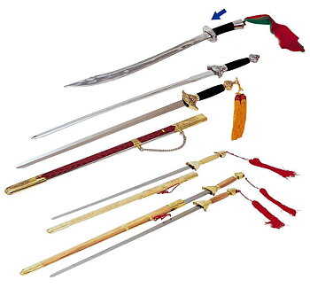 Hayashi Kung Fu Svärd Aluminium 85 cm (21 år)