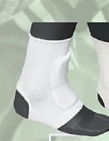 Ankleguards with padding, White