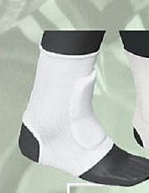 Ankleguards with padding, White