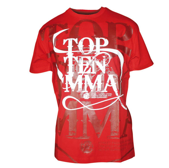 Topten T-shirt MMA Röd