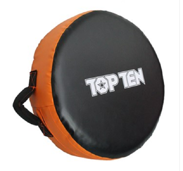 Topten Rund "Jumbo" mits, Svart/Orange