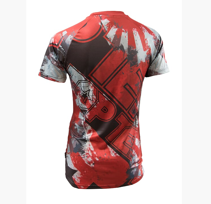 Topten Rashguard Kortärm "Samurai" Röd/Svart/Vit - 2