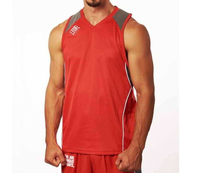 Leone Corner Boxingtop Red