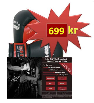 PAKET DVD + Topten boxhandske Strike, 12 oz