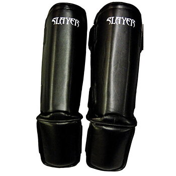 Slayer Shin/Instep Black, X-Large