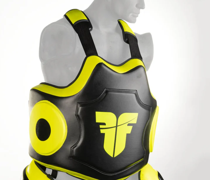 Fighters INC Body Protector Black/Neon yellow - 4