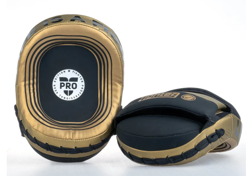 Fighters INC Oval Gold Pro Mits (Par)