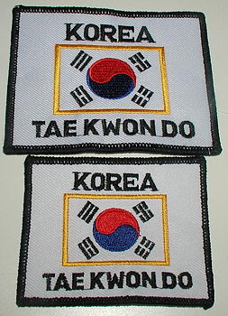 Patch Korean TKD and Flag