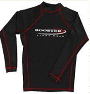 Booster Rashguard FIGHT lång ärm Svart, XXL
