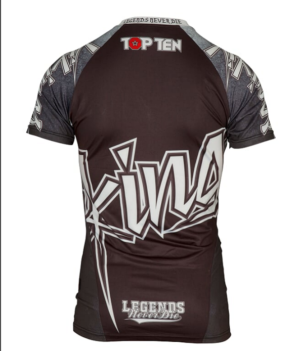 Topten Rashguard Kortärm "Vikings" Svart/Vit/Grå - 2