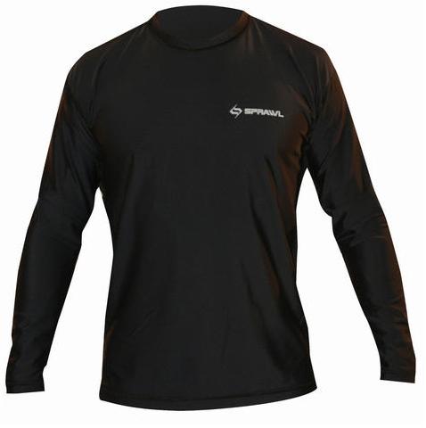 Sprawl Long Sleeve Vented Svart, X-Large