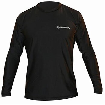 Sprawl Long Sleeve Vented Svart, X-Large