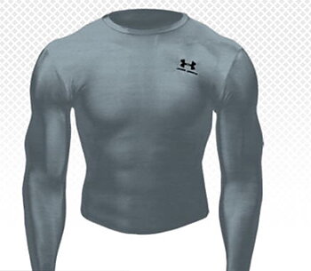 Under Armour Rashguard LongSleeve Stålgrå
