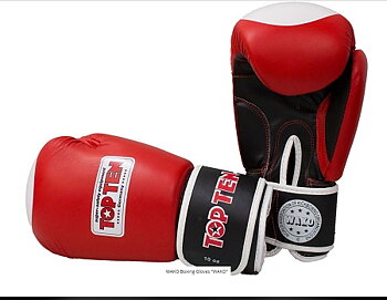 Topten Matchglove WAKO 10 oz, Red