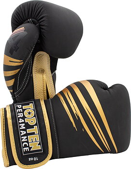 Topten Boxing glove 4Select Scratch, Black 12 oz