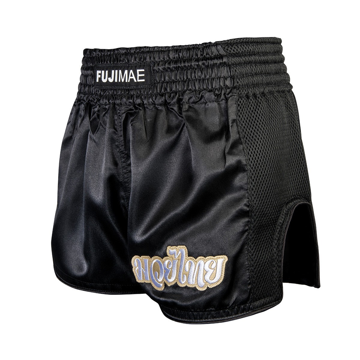 FUJIMAE Kids Thaishorts Black Mesh