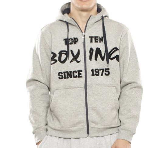 Topten "Boxing since..." Hood, Grå
