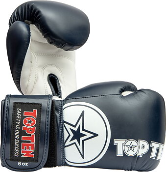 Topten Boxing glove KIDS 6 oz Blue/white