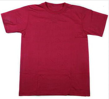 Printer Heavy T-shirt, Röd Small