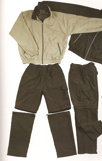 Overall Maine, Svart/Beige   X-Large
