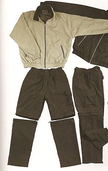 Tracksuit Maine, Black/Beige X-Large